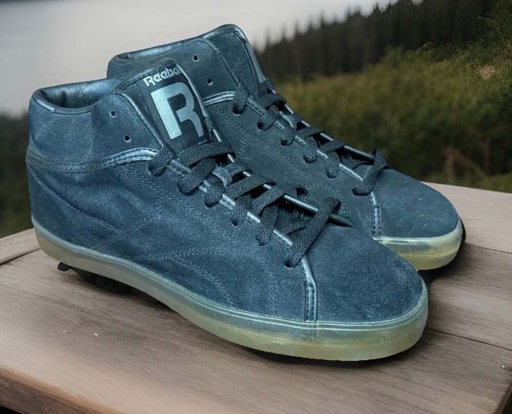 Reebok T-Raww Size 8.5 Black Suede High Top Sneakers Tyga